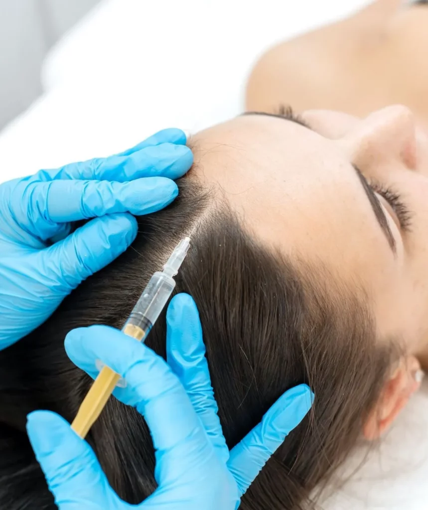 Injection capillaire clinique esthétique des quinconces